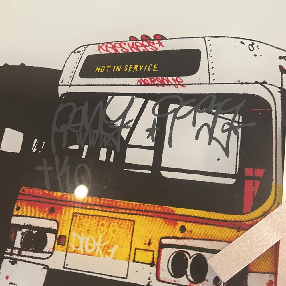 Evan Hecox San Francisco City Bus clock Pop Art - Picture 2 of 3